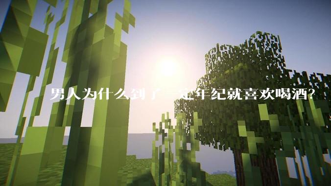 男人为什么到了一定年纪就喜欢喝酒？