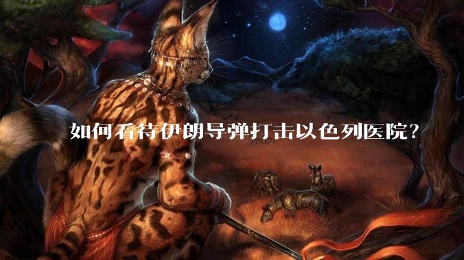 如何看待伊朗导弹打击以色列医院？